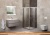 Душевой уголок BelBagno UNIQUE-A-2-75/90-C-Cr (прозрачное стекло) фотография