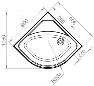 Душевой уголок Domani-Spa Delight 99 high 90x90x195 (сатин матированное стекло) с поддоном фотография