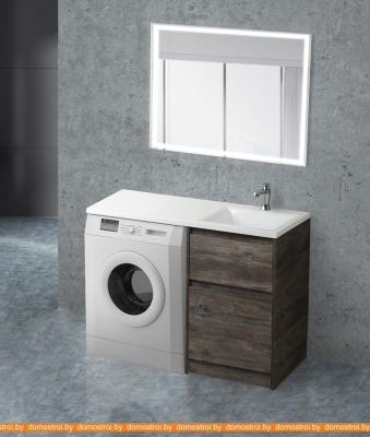 Тумба под умывальник BelBagno Kraft-LVD-580/1200-2C-PIA-PP (pino pasaden) фотография