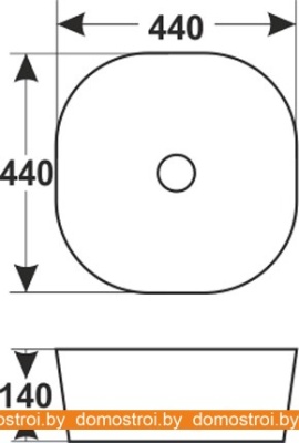 Умывальник Melana MLN-78107 44x44 фотография
