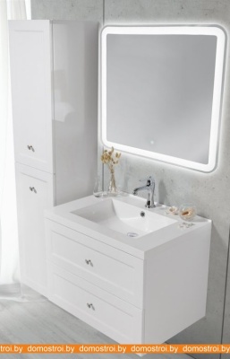 Тумба под умывальник BelBagno Dublin-850-2C-SO-BL (bianco lucido) фотография