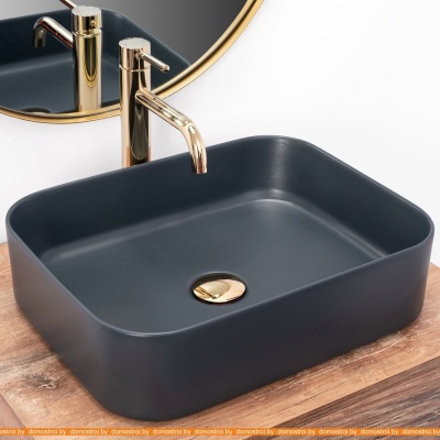 Умывальник Rea Kaya (синий матовый) фотография