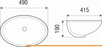 Умывальник WeltWasser Deilbach 6021 фотография