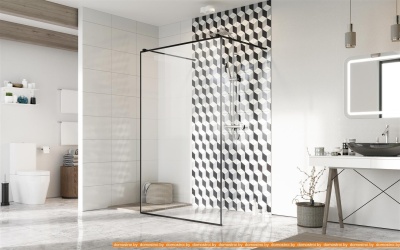 Душевая стенка Radaway Modo New Black I Frame 120 фотография