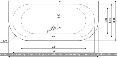 Ванны Cezares Metauro Wall 180x80 фотография