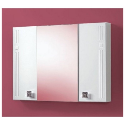 Зеркальный шкаф Акваль Оливия 90 [EO.04.90.00.N] фотография