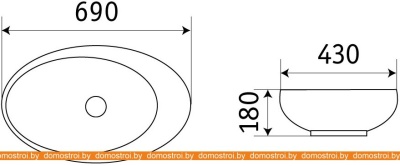 Умывальник CeramaLux 78456 фотография