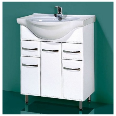 Тумба под умывальник Акваль Виола 75 [AV.01.75.00.N] фотография