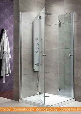 Душевой уголок Radaway Eos KDD-B 100x100 (прозрачное стекло) фотография