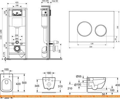 Унитаз Lavinia Boho Relfix One 10 в 1 98010116 (черный пластик) фотография