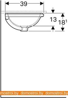 Умывальник Geberit VariForm 500.748.01.2 фотография
