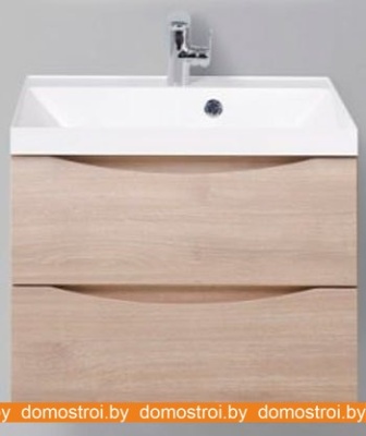 Тумба под умывальник BelBagno Marino-600-2C-SO-RG-P (rovere grigio) фотография