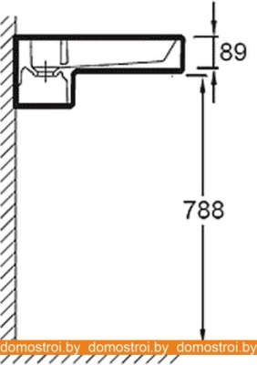 Умывальник Jacob Delafon Terrace 100x49 EXC112 фотография