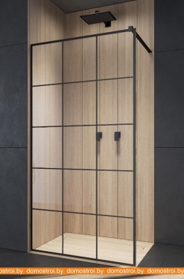 Душевая стенка Radaway Modo X Black II Factory 100 фотография