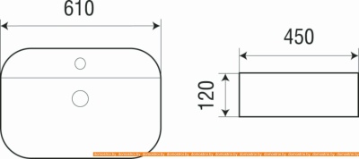 Умывальник WeltWasser Elbach 2205 фотография