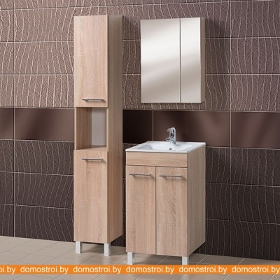 Шкаф с зеркалом Акваль Женева 50 ЖЕНЕВА.04.50.10.N фотография