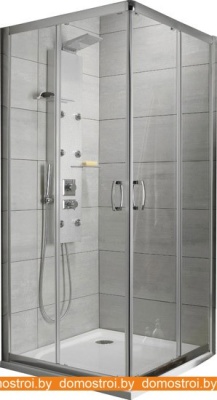 Душевой уголок Radaway Premium Plus C 100х100 (графитовое стекло) фотография