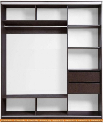 Шкаф-купе Рэйгрупп 176450 VVX Elgon РГ-09.04 (венге/хром) фотография