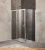 Душевой уголок BelBagno UNIQUE-AH-1-100/115-90-C-Cr (прозрачное стекло) фотография
