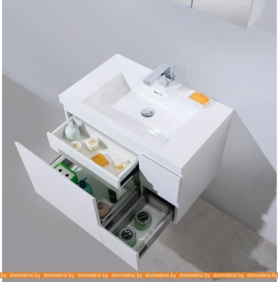 Тумба под умывальник BelBagno Luce BB800VAC/BL (bianco laccato lucido) фотография