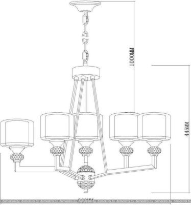 Подвесная люстра Vele Luce VL1053L05 фотография