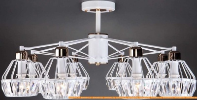 Подвесная люстра Евросвет 70075/8 (белый) фотография