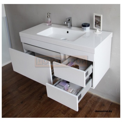 Тумба BelBagno LUCE Stile Moderno 80 Bianco Lucido фотография