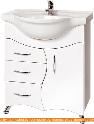 Тумба под умывальник Акваль Милана правая АМ.75.00.00.R фотография