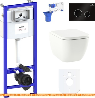 Унитаз Lavinia Boho Relfix One 7 в 1 87040056 (черный пластик) фотография