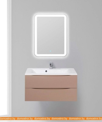 Тумба под умывальник BelBagno Marino-900-2C-SO-CL-P (cappuccino lucido) фотография