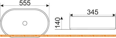 Умывальник CeramaLux N9025 фотография