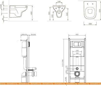 Унитаз AM.PM Like FlashClean IS301.801700 фотография