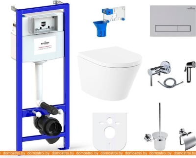 Унитаз Lavinia Boho Relfix Biore Rimless 10 в 1 98010063 (матовый пластик) фотография