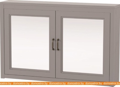 Шкаф с зеркалом Аква Родос Waterford 100 ОР0002964 (серый матовый) фотография