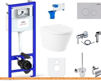 Унитаз Lavinia Boho Relfix Biore Rimless 10 в 1 98010067 (матовый пластик) фотография