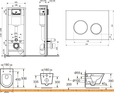 Унитаз Lavinia Boho Relfix Biore Rimless 9 в 1 97010065 (белый пластик) фотография