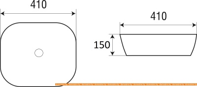 Умывальник WeltWasser Elbach 2144 фотография