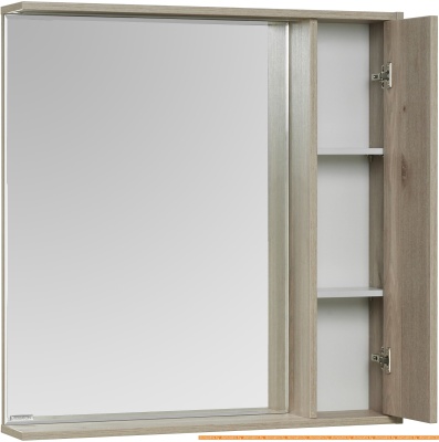 Шкаф с зеркалом Акватон Стоун 80 1A228302SX850 (сосна арлингтон) фотография