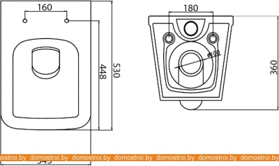 Унитаз BelBagno Dory BB522ACHR фотография