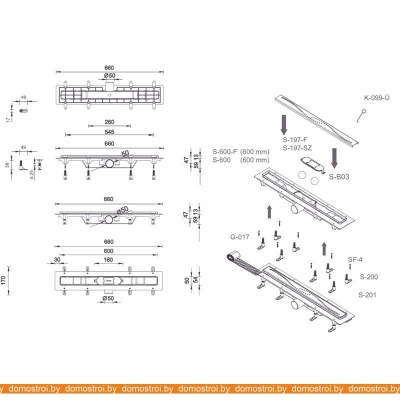 Душевой уголок Ambassador Set 14011105-ST6 фотография