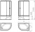 Душевая кабина Domani-Spa Delight 128 high 120x80 L (прозрачное стекло / черные стенки) фотография