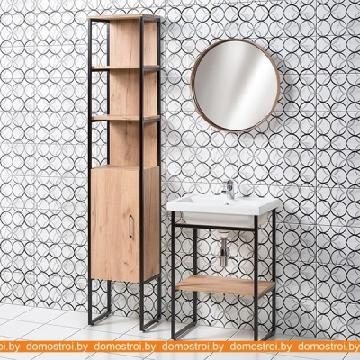 Тумба Акваль Юнит 60 ЮНИТ.60.00.10.N под умывальник Фостер 60 фотография