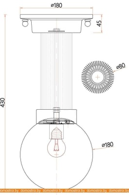 Люстра Favourite Sphere 2954-1P фотография