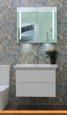 Тумба под умывальник BelBagno Torino-800-2C-SO-BL (bianco lucido) фотография
