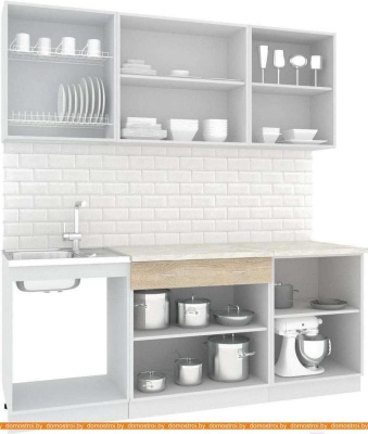 Кухня Кортекс-мебель Корнелия Экстра 2.0м (дуб сонома/мадрид) фотография