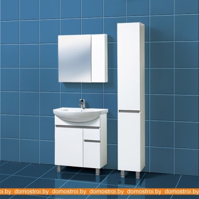 Шкаф с зеркалом Акваль Афина 70 (правый) АФИНА.04.70.00.N фотография