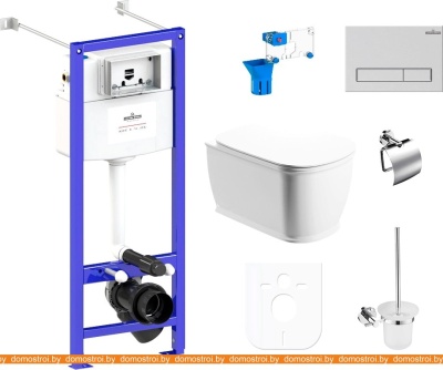 Унитаз Lavinia Boho Relfix Bell Pro Rimless 9 в 1 97020099 (матовый пластик) фотография