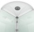 Душевая кабина Domani-Spa Simple 99 90x90 (прозрачное стекло / белые стенки) с крышей фотография