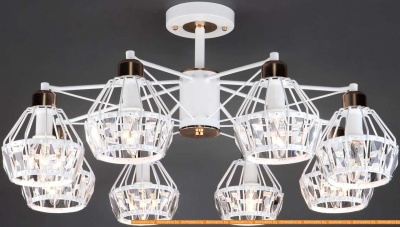 Подвесная люстра Евросвет 70075/8 (белый) фотография