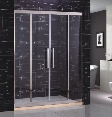 Душевая дверь Coliseum 2002-140 (190) 140x190 прозрачное стекло фотография